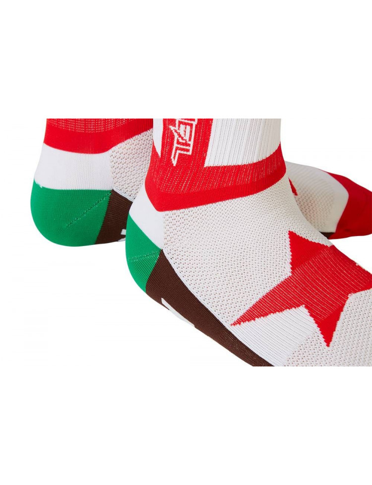 Skarpetki O'Neal MTB Performance Sock CALIFORNIA V.22 red/white/brown
